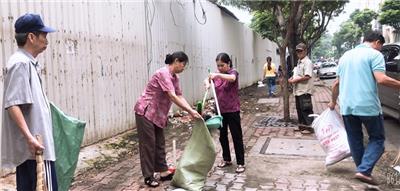 Image: Đẩy mạnh thực hiện xây dựng tuyến đường Cao Thắng "Văn minh, mỹ quan đô thị"