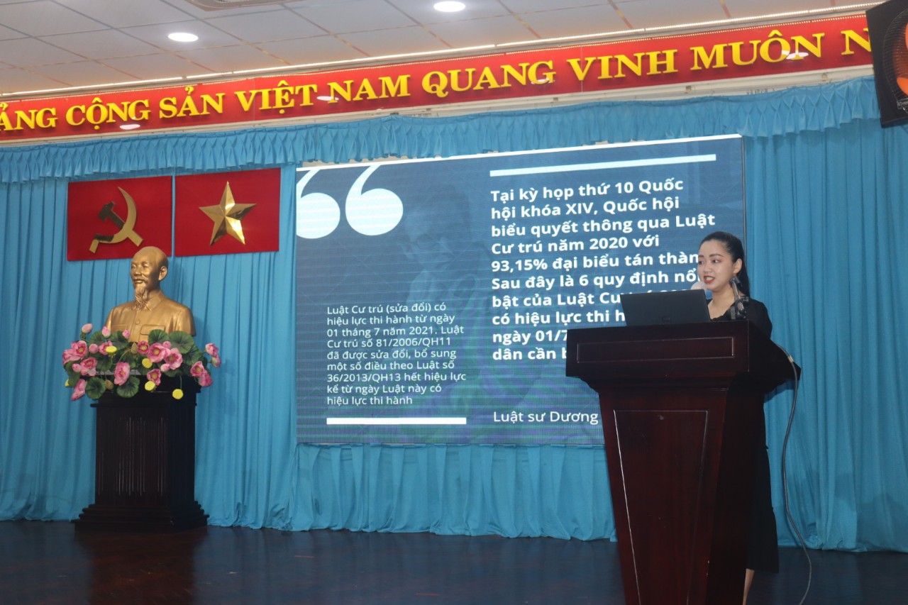 Image: Phường 12 hưởng ứng chào mừng ngày Pháp luật Việt Nam
